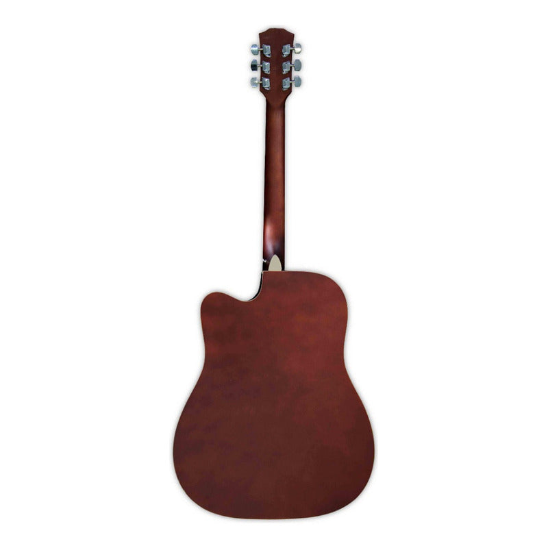Guitarra Acústica Symphonic Ed11 N 41 Natural Premium Material Del Diapasón Palisandro Orientación De La Mano Diestro