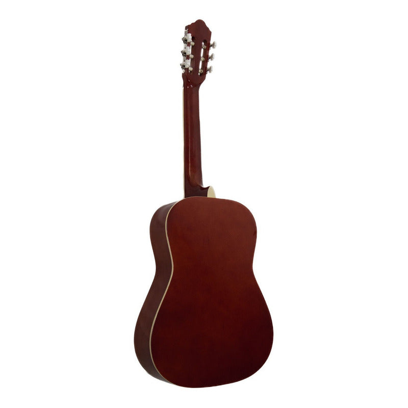Guitarra Acústica Symphonic Ec3900n Con Cuerdas De Nylon Color Natural Material Del Diapasón Palisandro