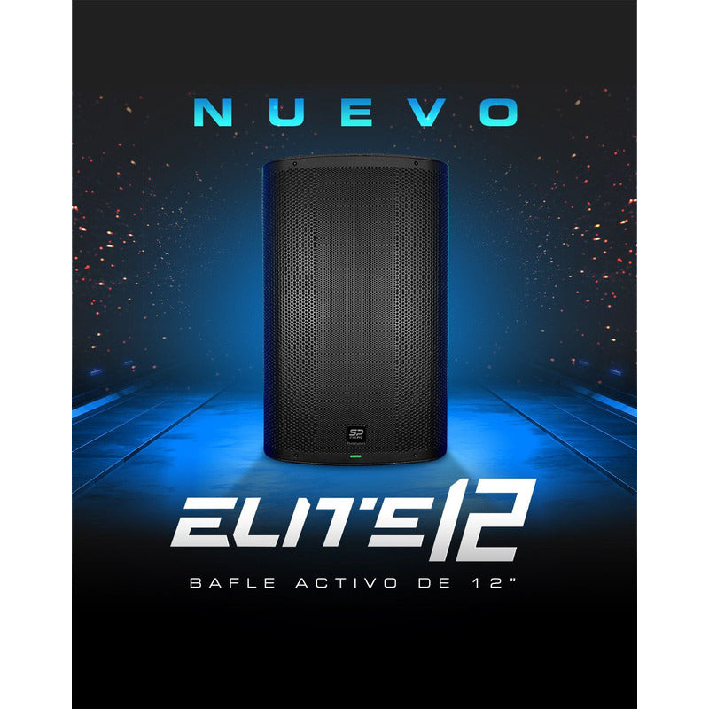 Bocina Alienpro Sp-12 Elite 600w Rms Bluetooth Y Tws Integra Negro