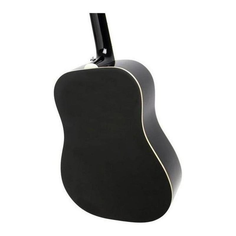 Guitarra Acústica EpiPhone Dr-100 Para Diestros Ebony Rosewood Brillante