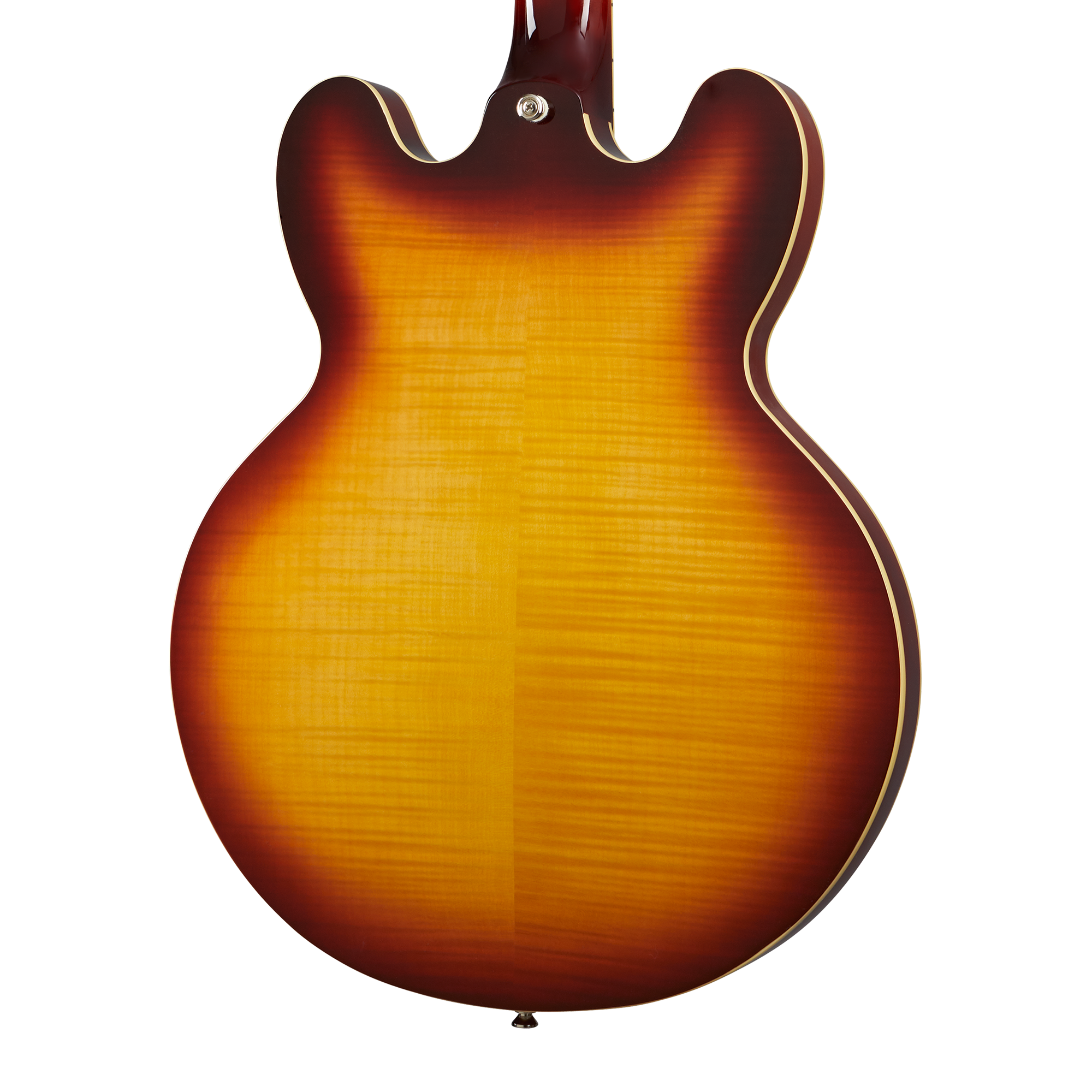 Guitarra Electrica Epiphone ES-335 Figured Raspberry Tea Burst vista 7 – Guitarras Eléctricas | Armonía Musical México