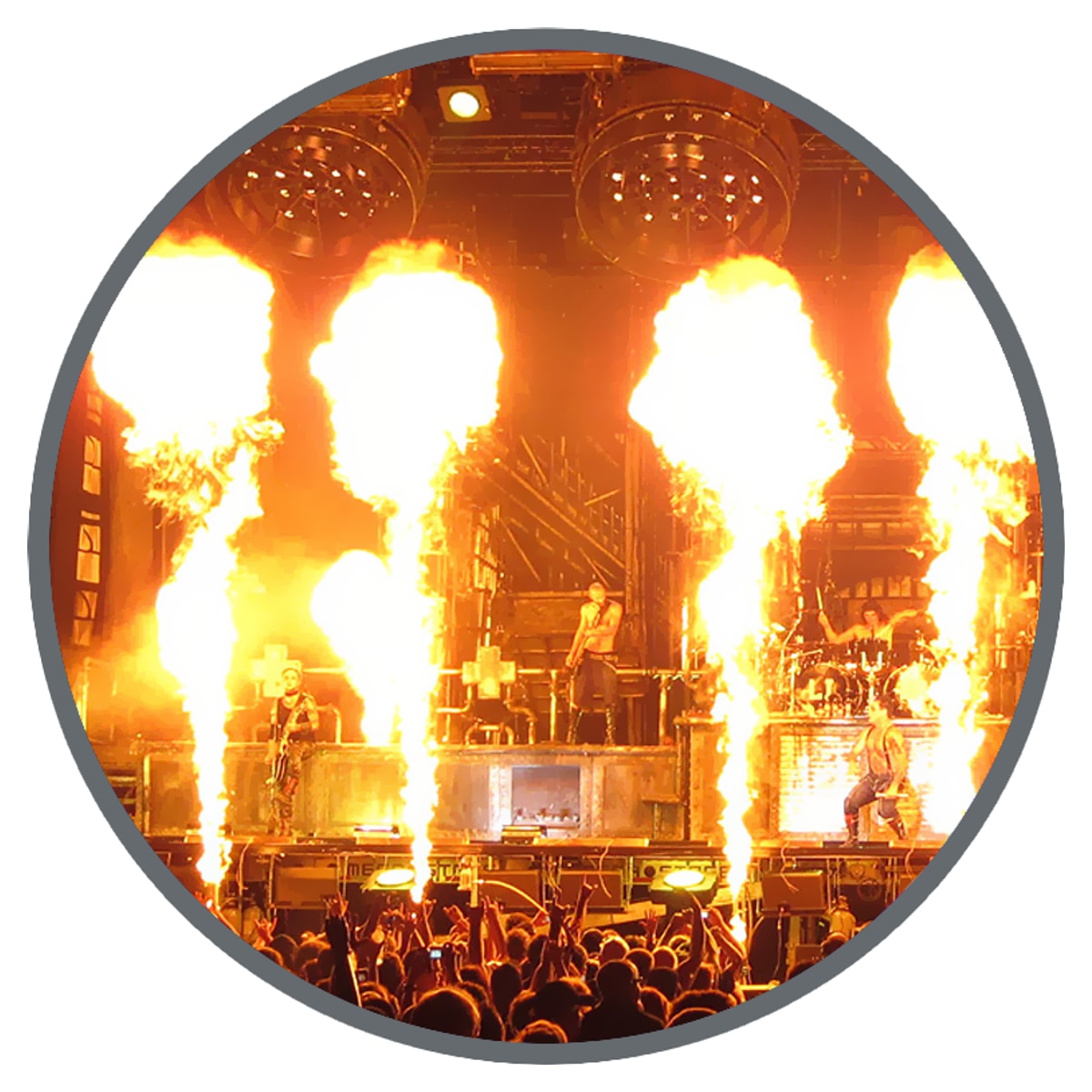AlienPro ShowFlame vista trasera – AlienPro México | Armonía Musical
