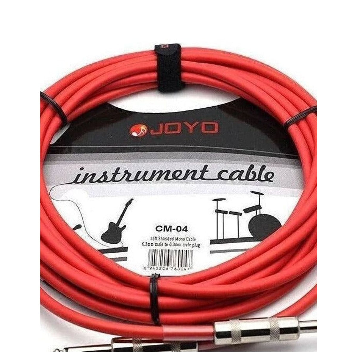 Cable para Guitarra Joyo CM-04 Reforzado 4.57 m detalle 4 | Armonía Musical México