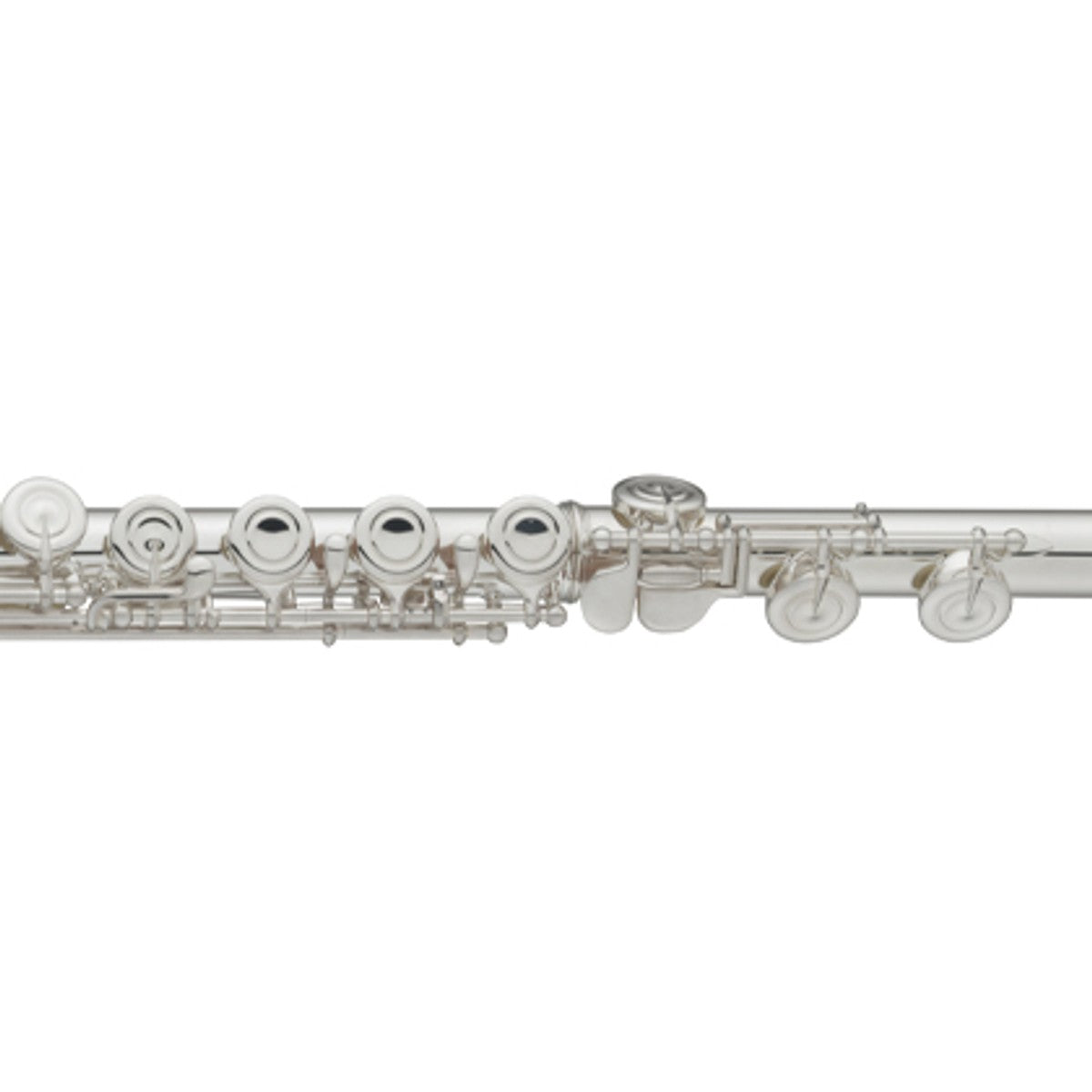 Flauta Yamaha YFL-222HD detalle pata y llaves inferiores | Armonía Musical México