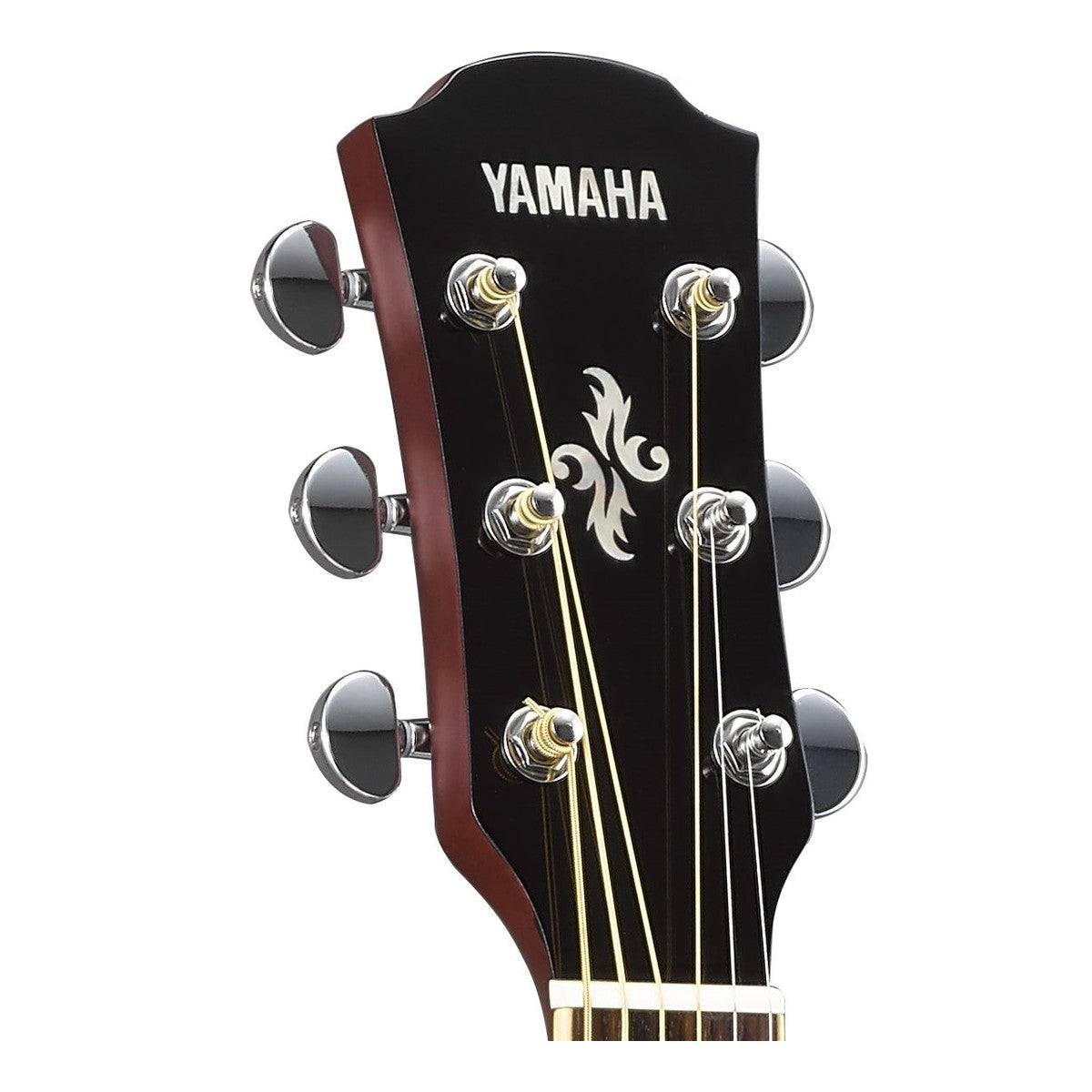 Guitarra Yamaha APX600 natural detalle clavijero | Armonía Musical México