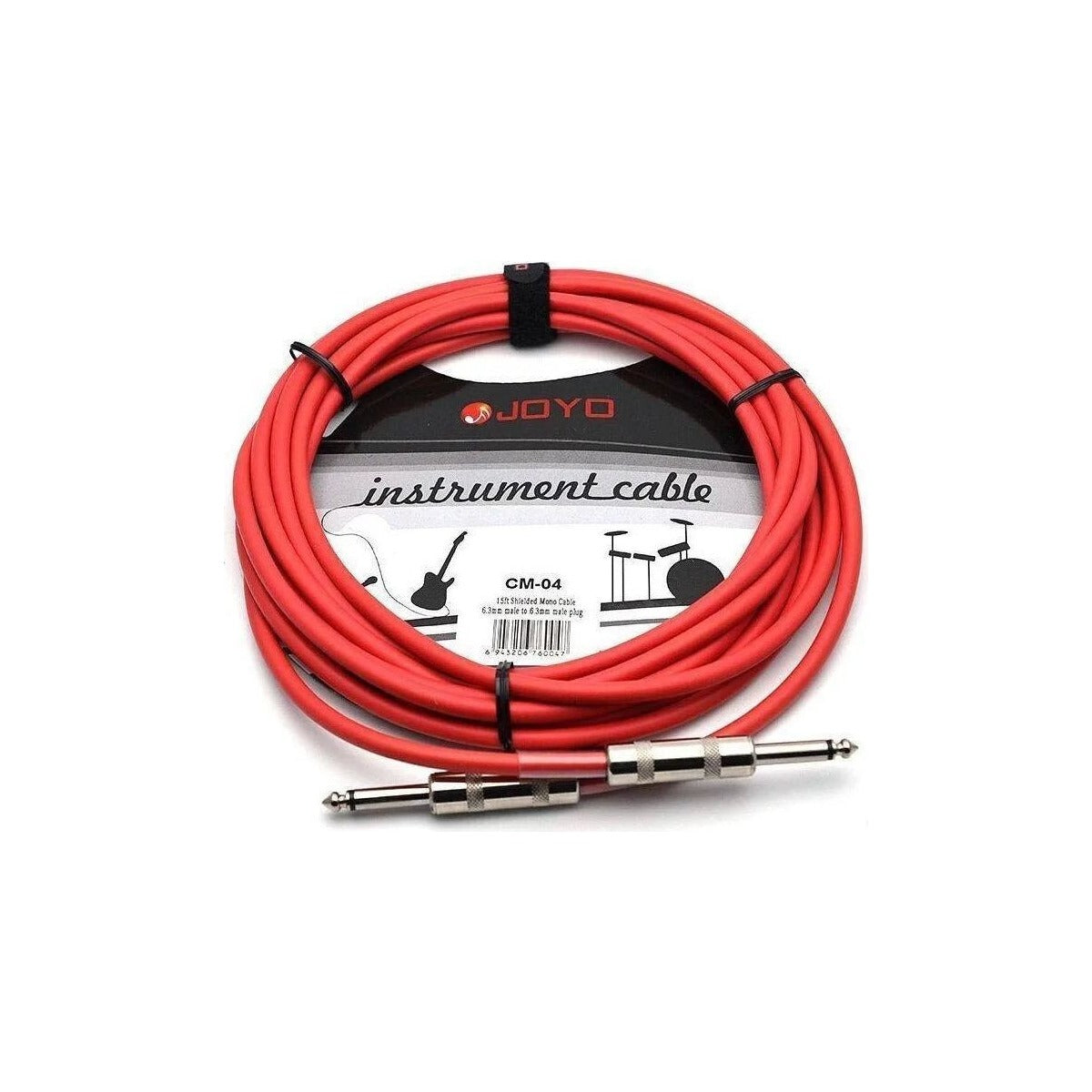 Joyo Cable Joyo Cm-04 Reforzado Para Guitarra 4.57 Mts Color Rojo vista 1 – Accesorios | Armonía Musical México