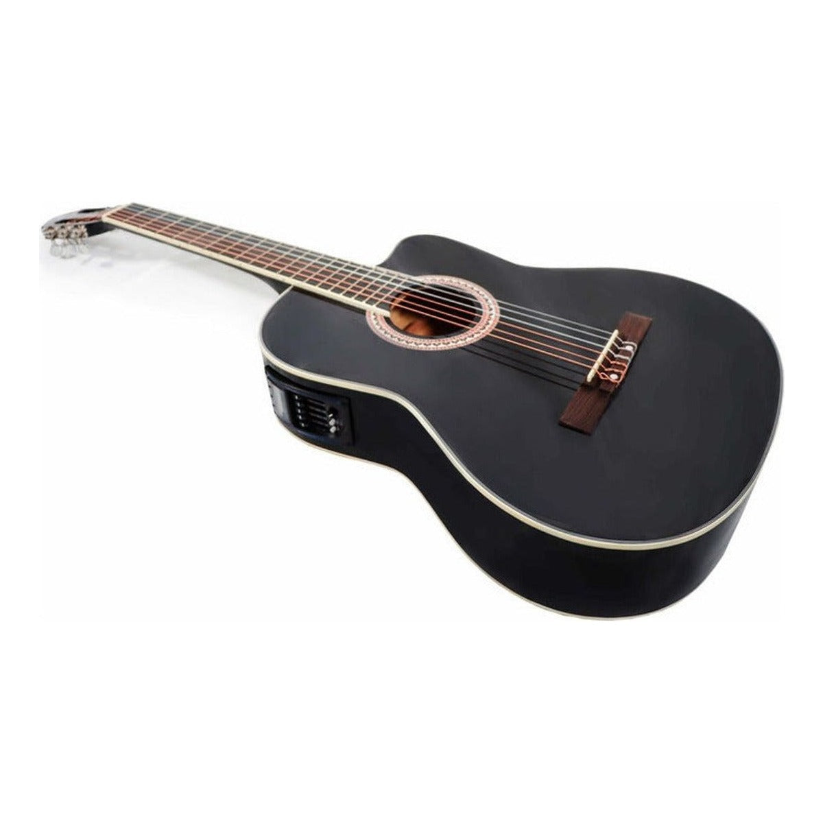Symphonic Guitarra Electroacústica Symphonic Ec3920ce-bk Negra Color Negro Material Del Diapasón Pal | Armonía Musical México
