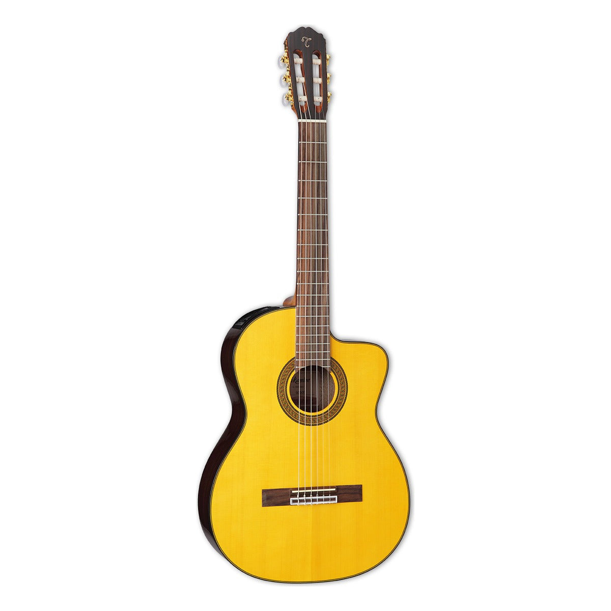 Takamine Guitars Guitarra electroacústica Takamine GC5CE NAT clásica vista 1 | Armonía Musical México