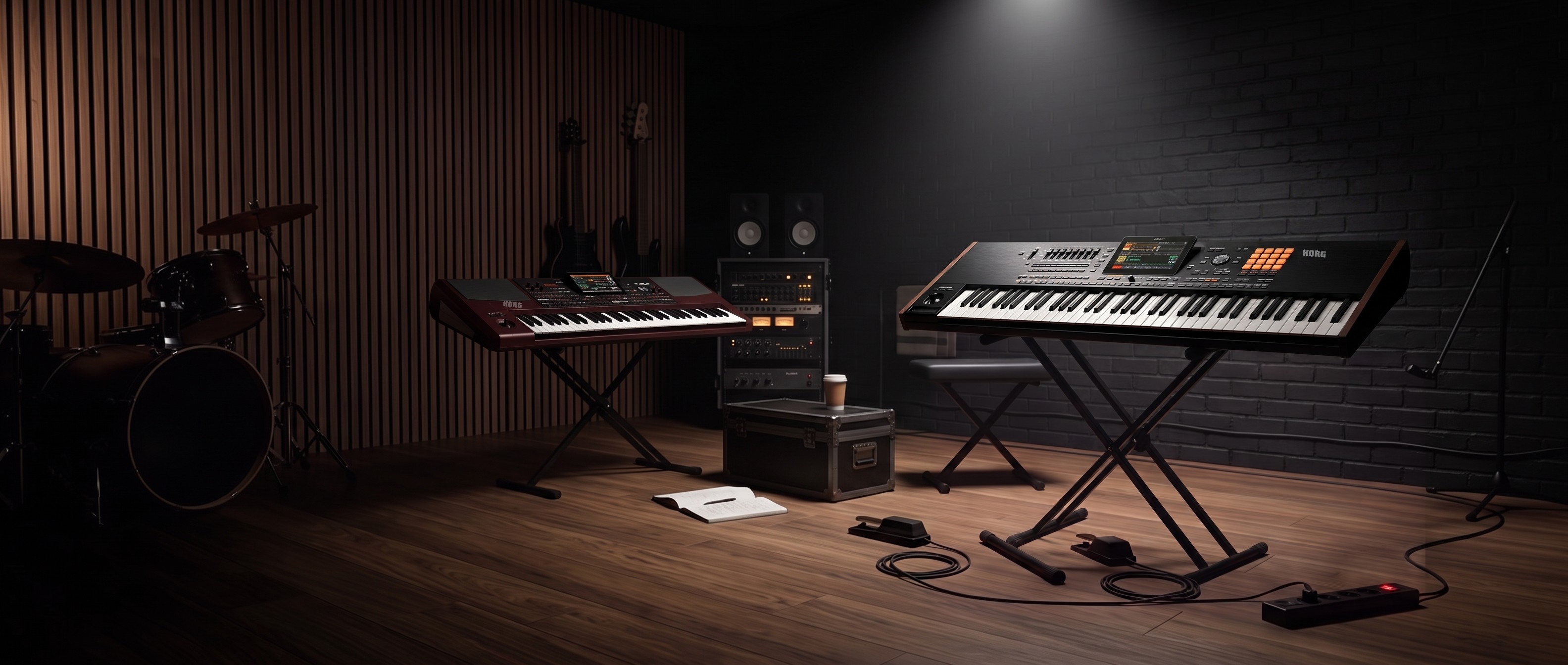 Teclados Korg PA1000 y PA5X en estudio — distribuidor autorizado México | Armonía Musical