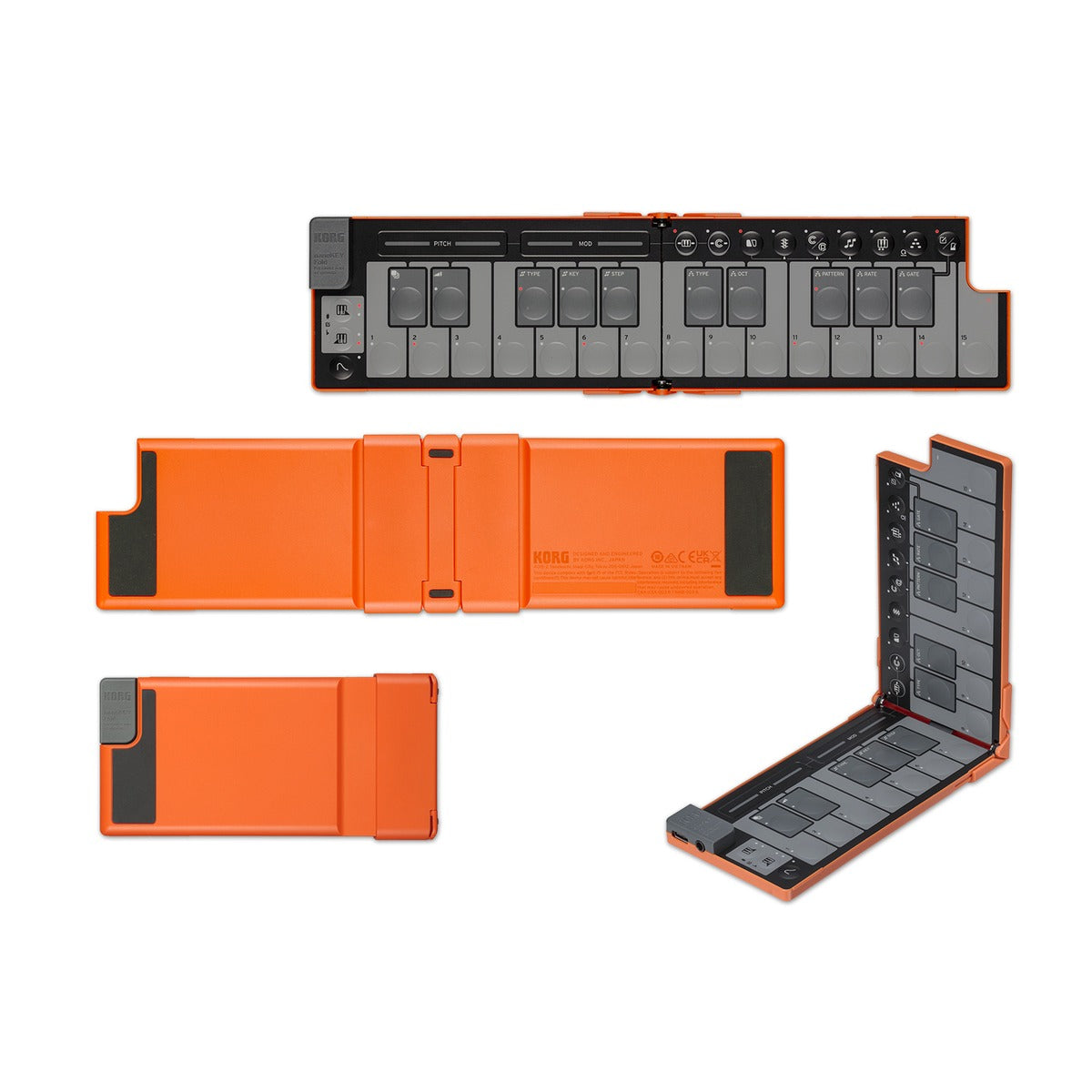 Korg nanoKEY Fold 25 Teclas Blanco accesorios | Armonía Musical México