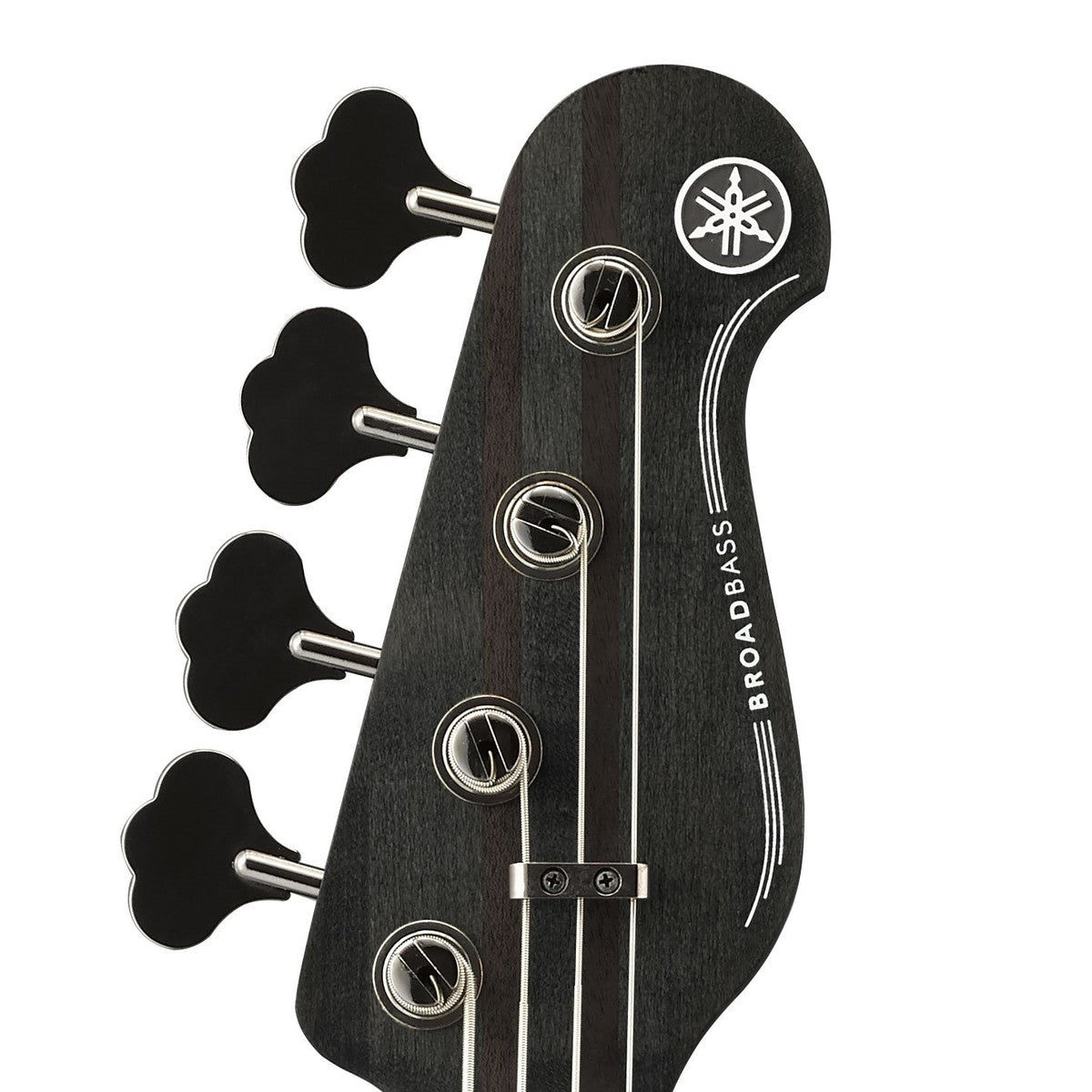 Bajo eléctrico Yamaha BB734A dark coffee sunburst detalle clavijero | Armonía Musical México