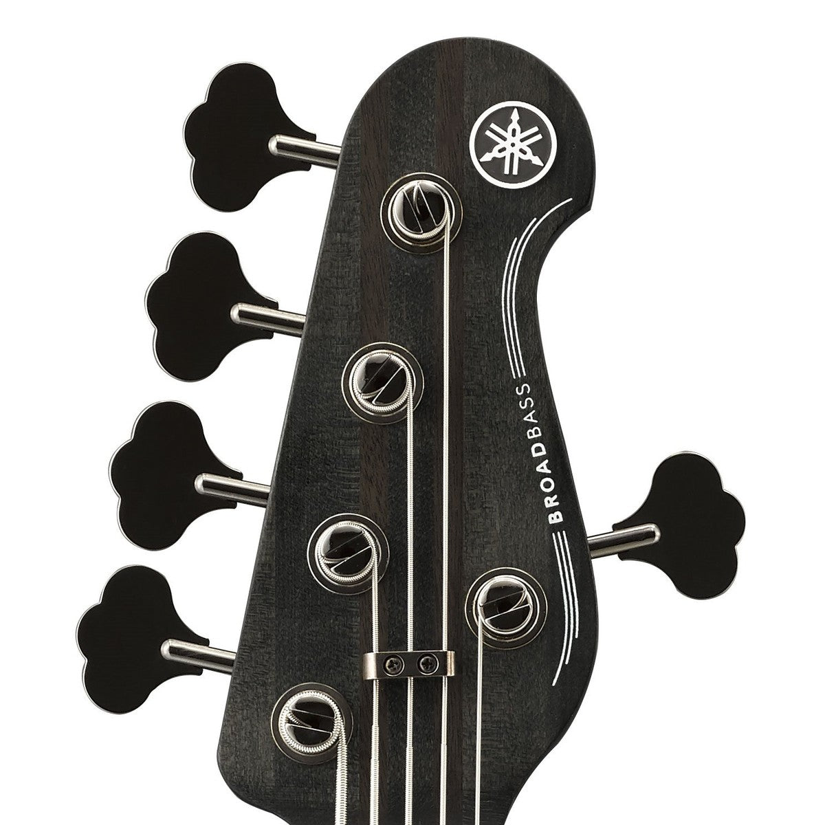 Bajo eléctrico Yamaha BB735A 5 cuerdas dark coffee sunburst detalle clavijero | Armonía Musical México