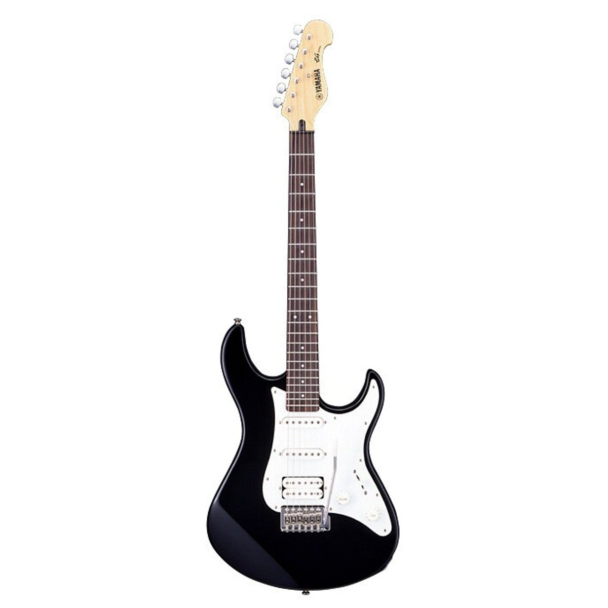 Paquete guitarra eléctrica Yamaha Gigmaker EG112GPII negro guitarra EG112C vista frontal | Armonía Musical México
