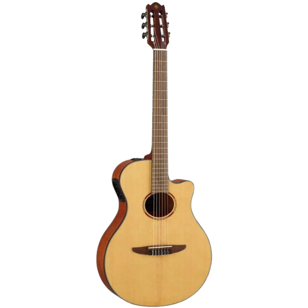 Guitarra Yamaha NTX1 Natural vista frontal vertical | Armonía Musical México