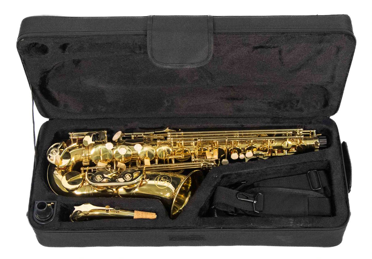 Saxofon Alto Symphonic As-200l Eb Laqueado Color Dorado