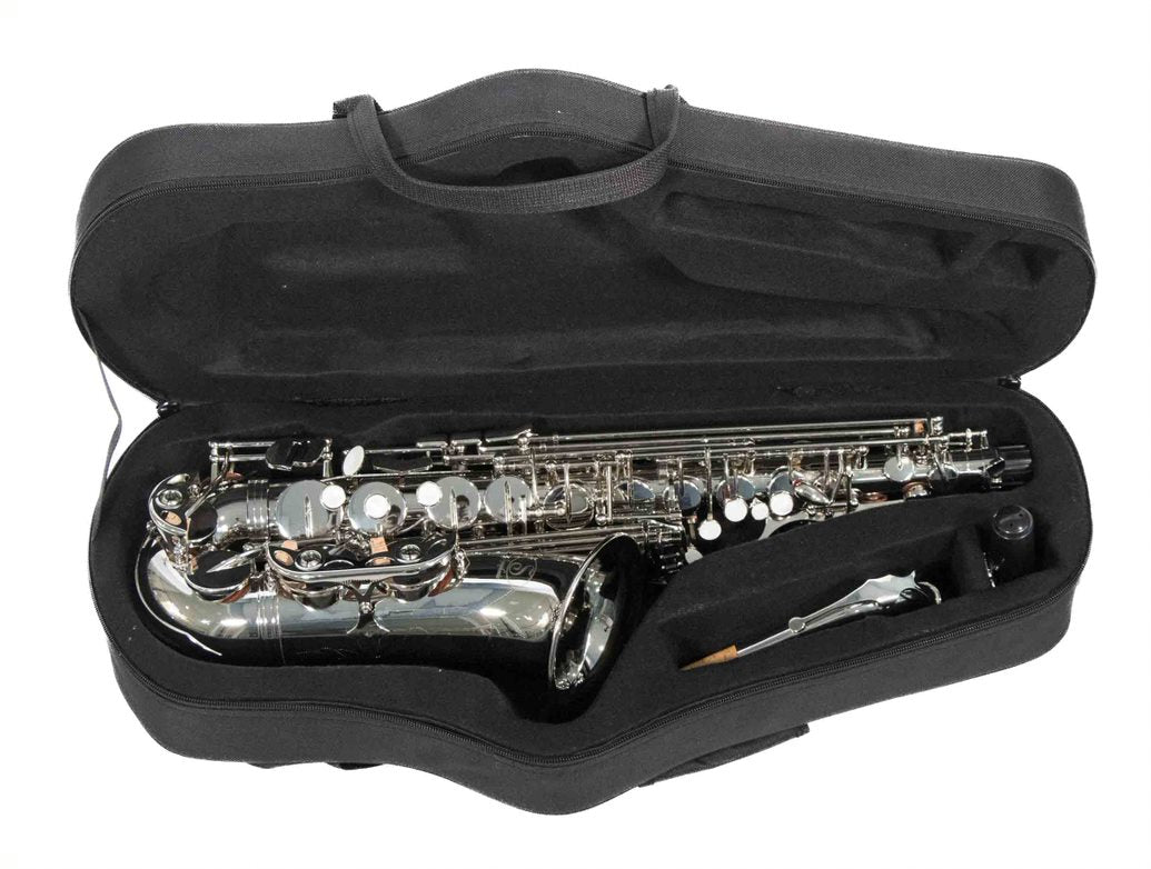 Saxofon Alto Symphonic As-200n Niquelado con estuche.