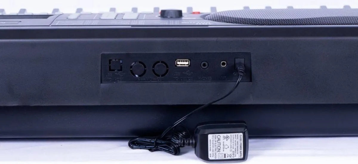 Teclado Symphonic Mp-7 Color Negro con soporte y banco