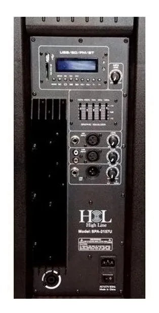 Bafle Activo High Line Spa-2157u 2 X15 (eq, Usb, Bluetooth)