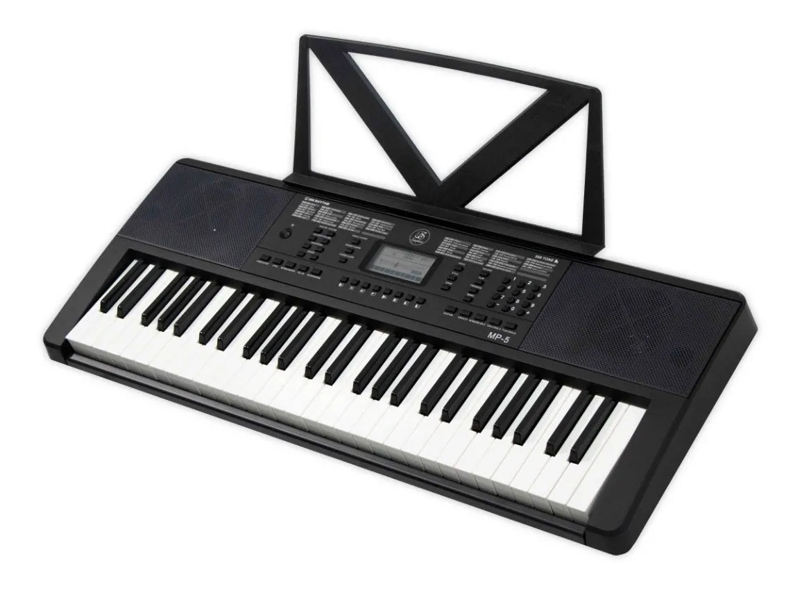 Teclado Symphonic Mp-5 Portátil Color Negro
