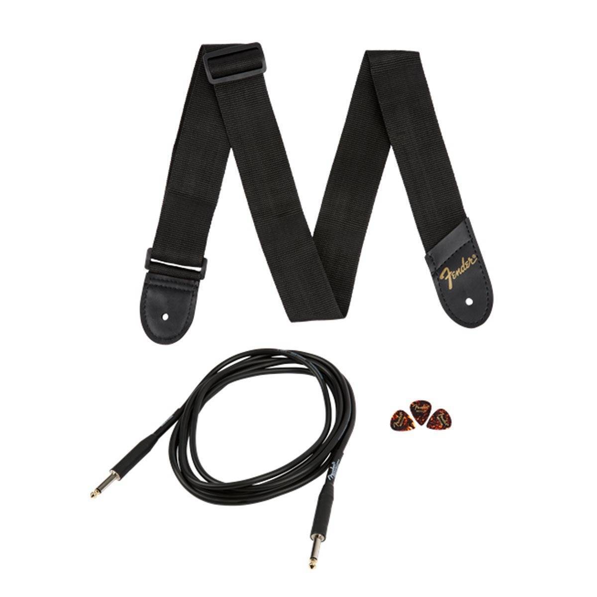 Paq De Guitarra Fender Affinity Strato Hss Charcoal Metallic