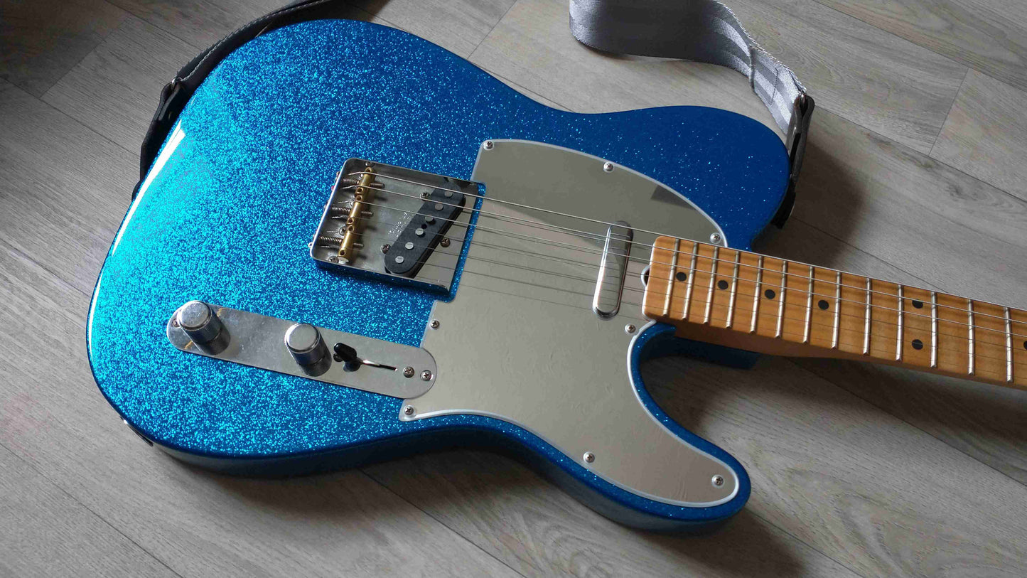 Guitarra Fender J Mascis Telecaster Bottle Rocket Blue Flake