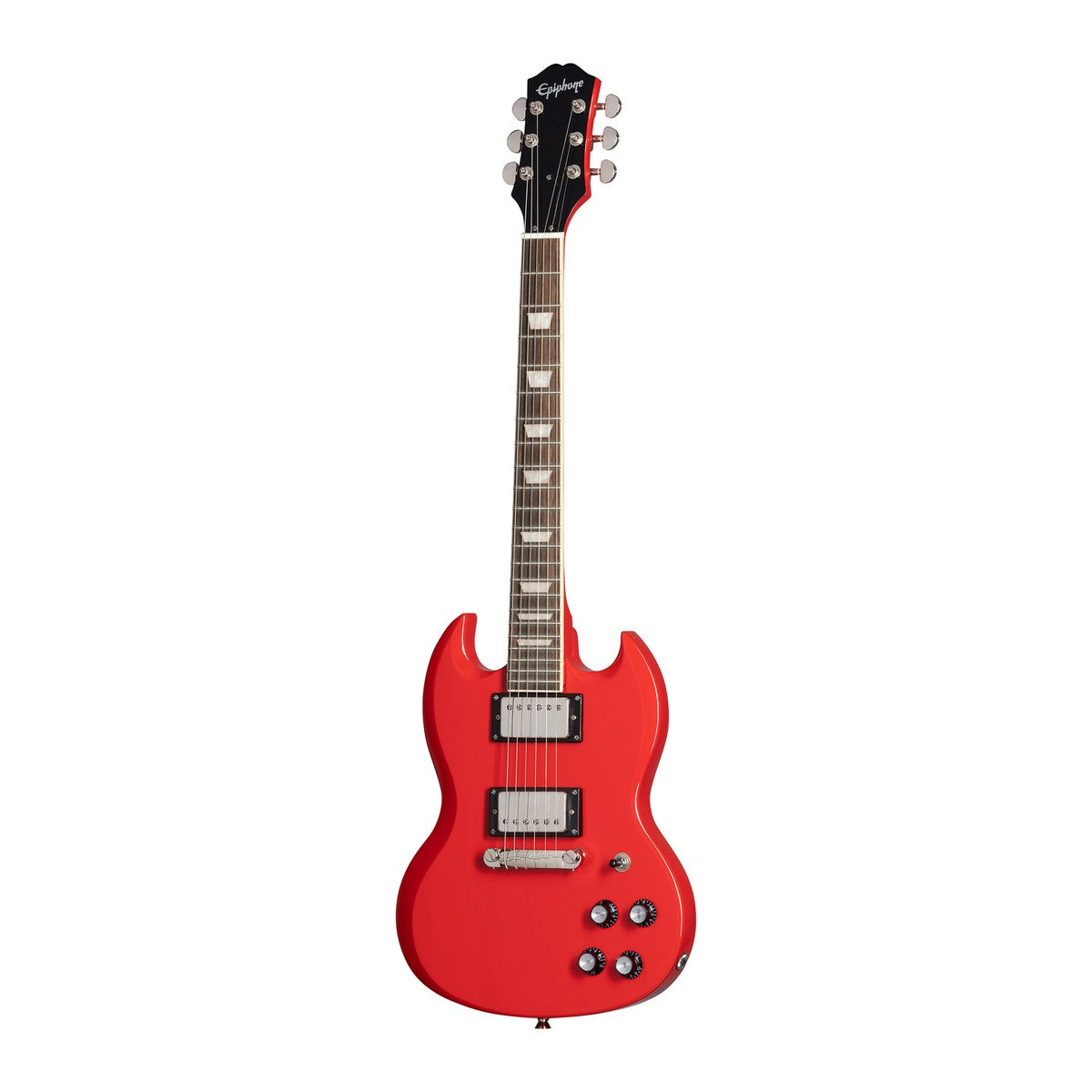 Guitarra eléctrica Epiphone Power Players SG Lava Red vista frontal | Armonía Musical México
