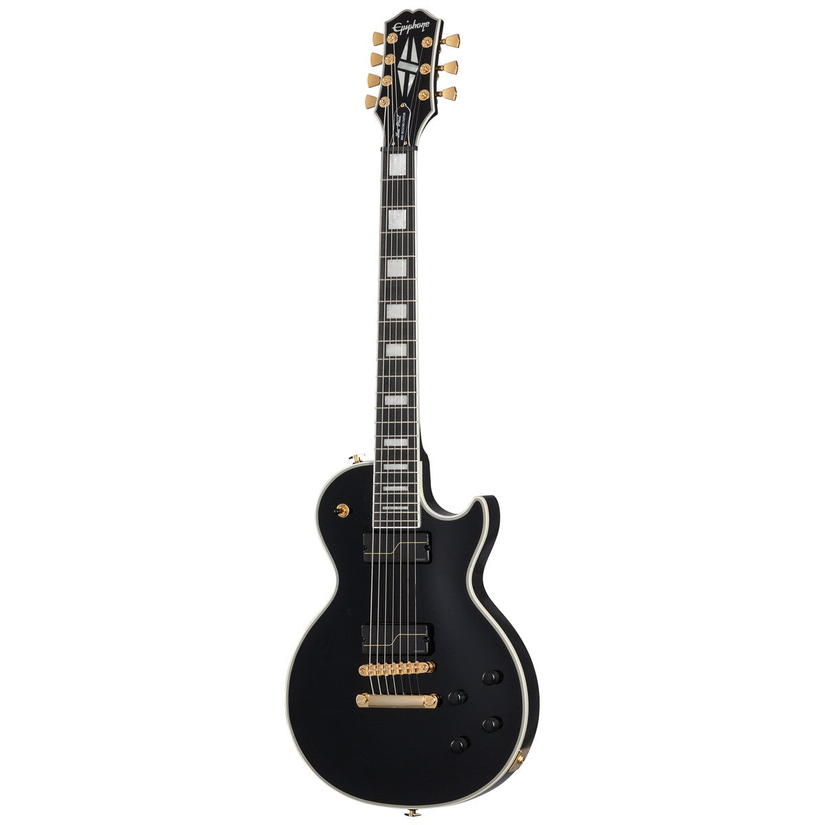 Epiphone Guitarra electrica Epiphone Matt Heafy Origins Custom 7 cuerdas frontal | Armonía Musical México