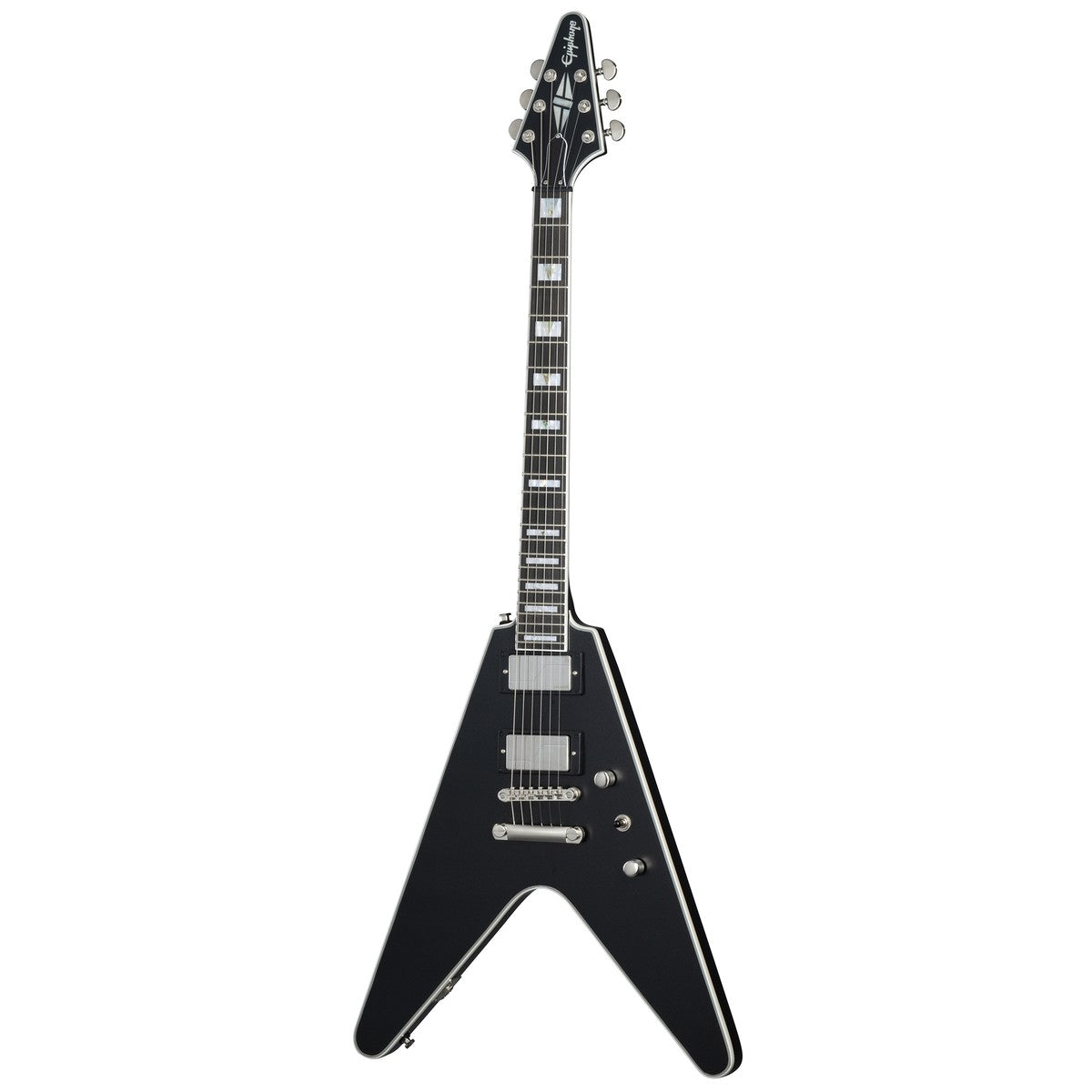 Epiphone Epiphone Guitarra Eléctrica Epiphone Flying V prophecy Negra vista frontal | Armonía Musical México