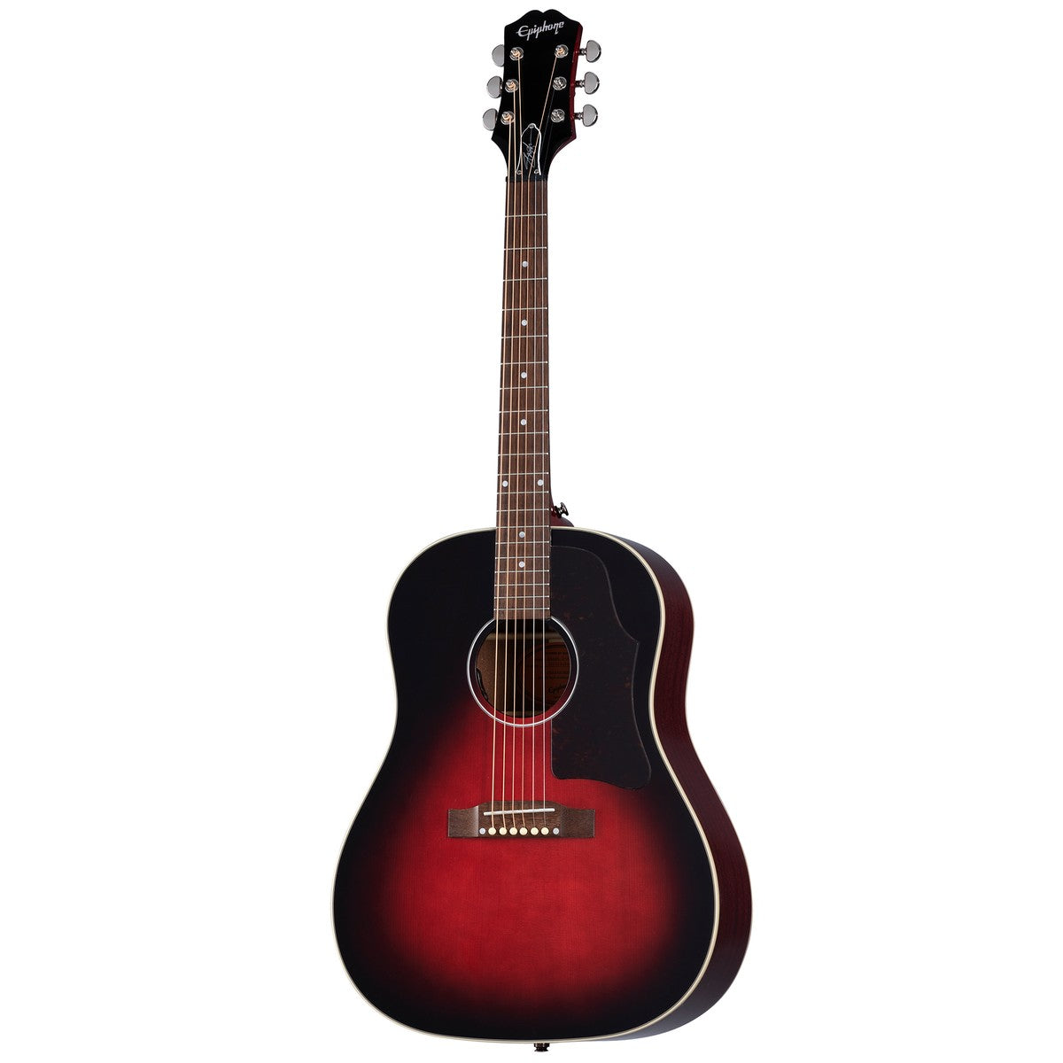 Epiphone Epiphone Guitarra Electroacústica Epiphone Slash Vermillion Burst con estuche vista frontal | Armonía Musical México