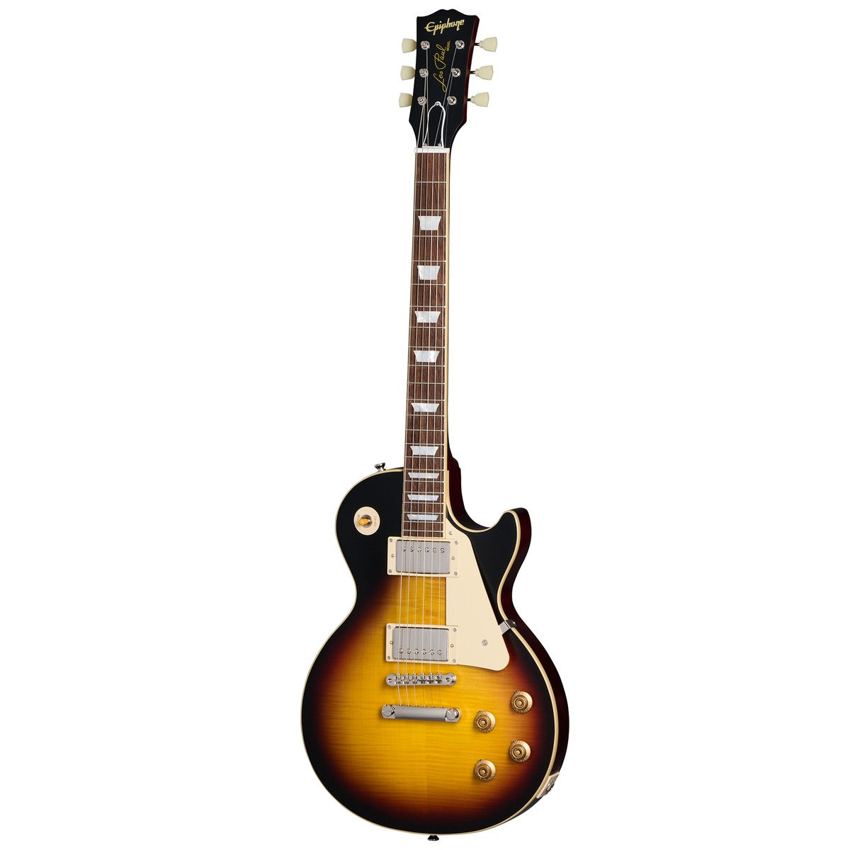 Epiphone Epiphone Guitarra Eléctrica Epiphone 1959 Les Paul Standard Tobacco Sunburst y Estuche vista frontal | Armonía Music