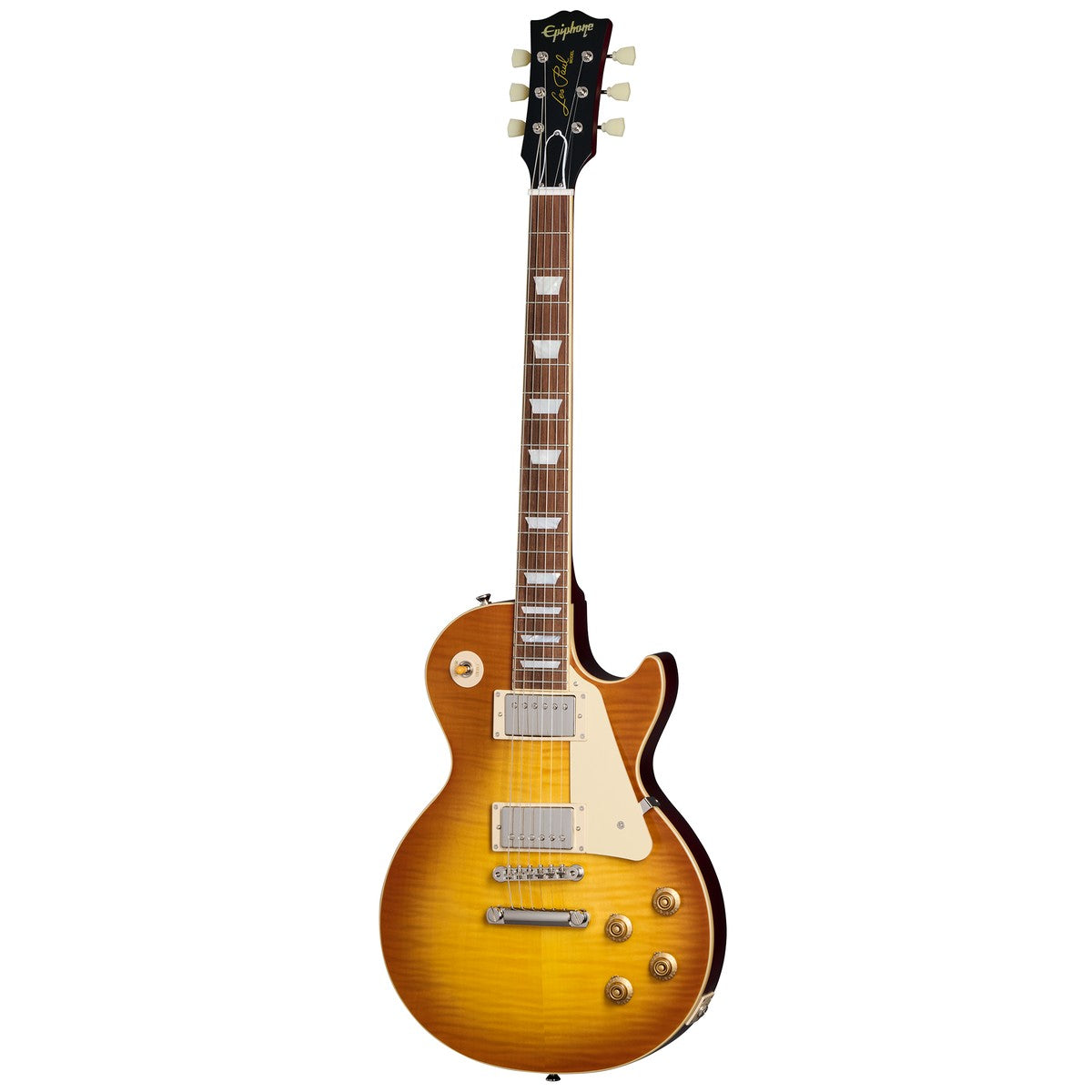 Epiphone Guitarra Electrica Epiphone 1959 Les Paul Standard Iced Tea frontal | Armonía Musical México