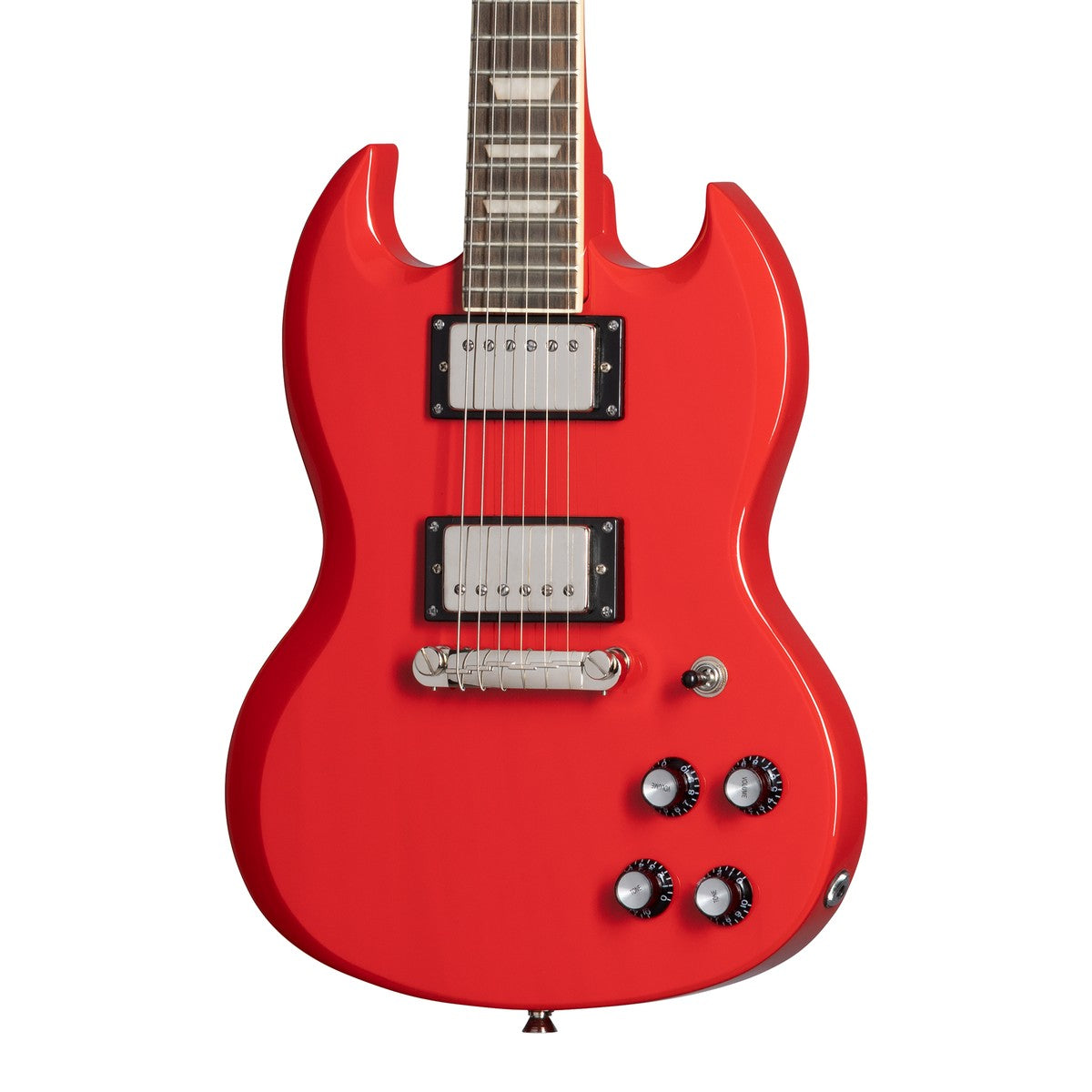Epiphone Power Players SG Lava Red cuerpo detalle | Armonía Musical México