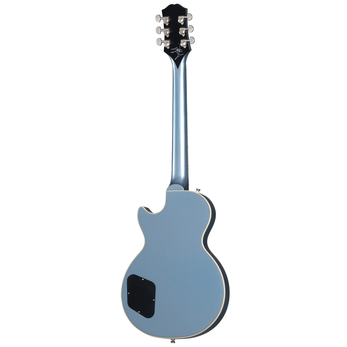 Epiphone Guitarra Electrica Epiphone Jared James Nichols "Blues Power" Les Paul Custom Blue lado | Armonía Musical México