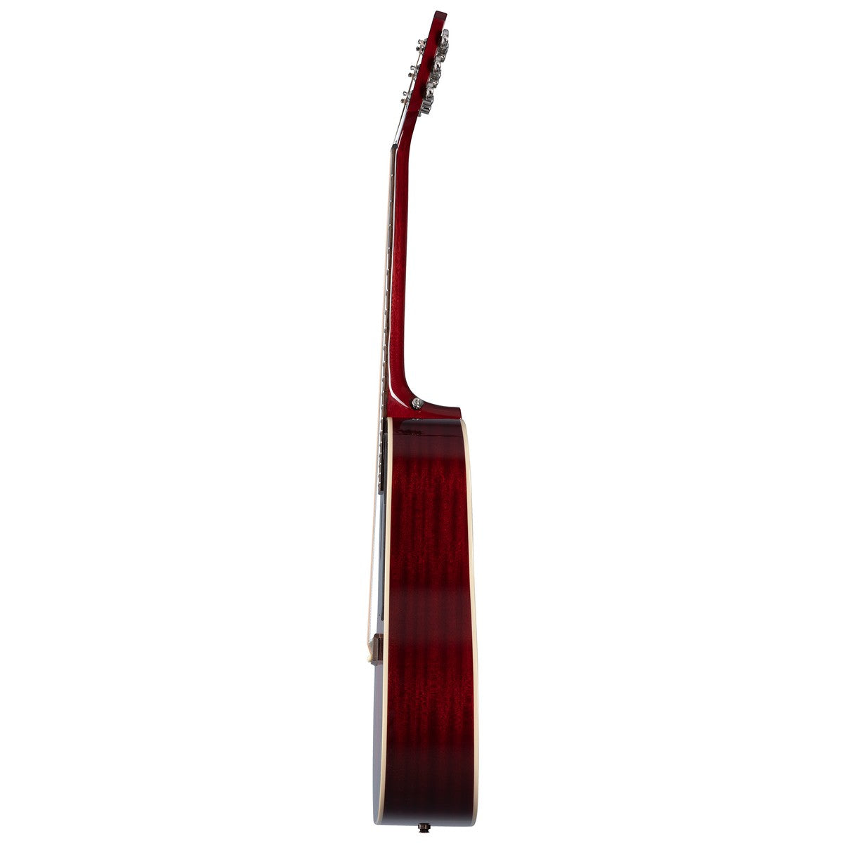 Epiphone Epiphone Guitarra Electroacústica Epiphone Slash Vermillion Burst con estuche vista lateral | Armonía Musical México