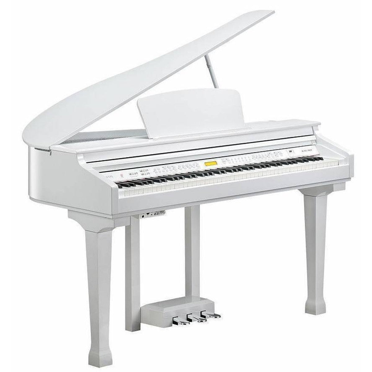 Kurzweil Piano de Cola Kurzweil KAG100 Acabado Blanco Brillante en uso | Armonía Musical México
