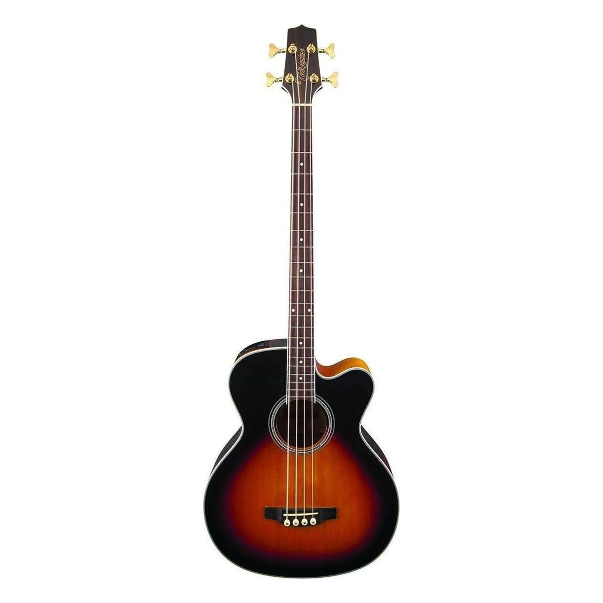 Takamine Guitars Bajo Electroacústico Takamine GB72CE BSB Sunburst vista 2 | Armonía Musical México