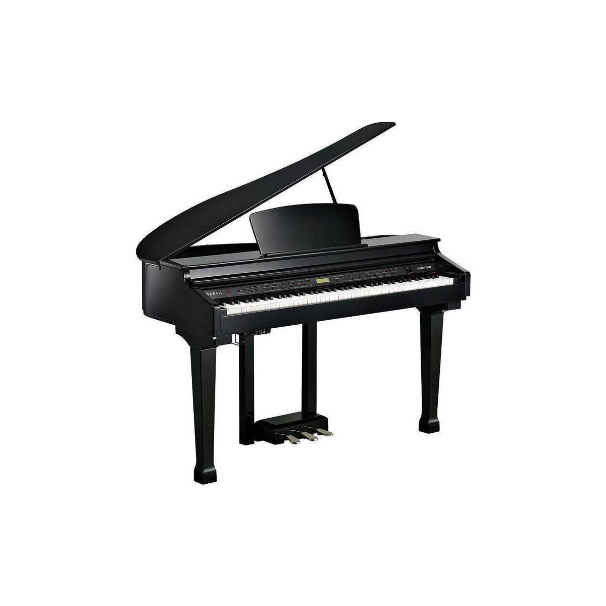 Kurzweil Piano de Cola Kurzweil KAG100 Acabado Negro Brillante en uso | Armonía Musical México