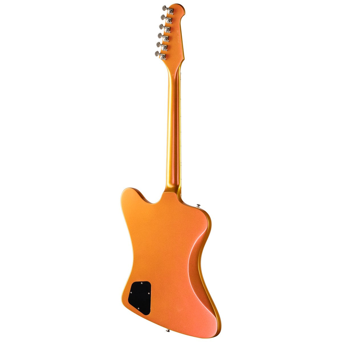 Epiphone Guitarra Electrica Epiphone Inspired by Gibson Futura Firebird Custom en acabado Firestorm Shift detalle tapa | Armo