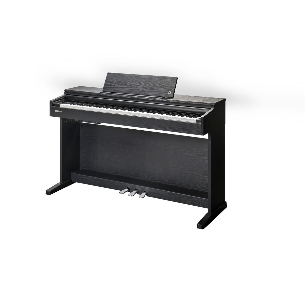 Kurzweil Piano Vertical Digital Kurzweil M215 BK Negro detalle tapa | Armonía Musical México