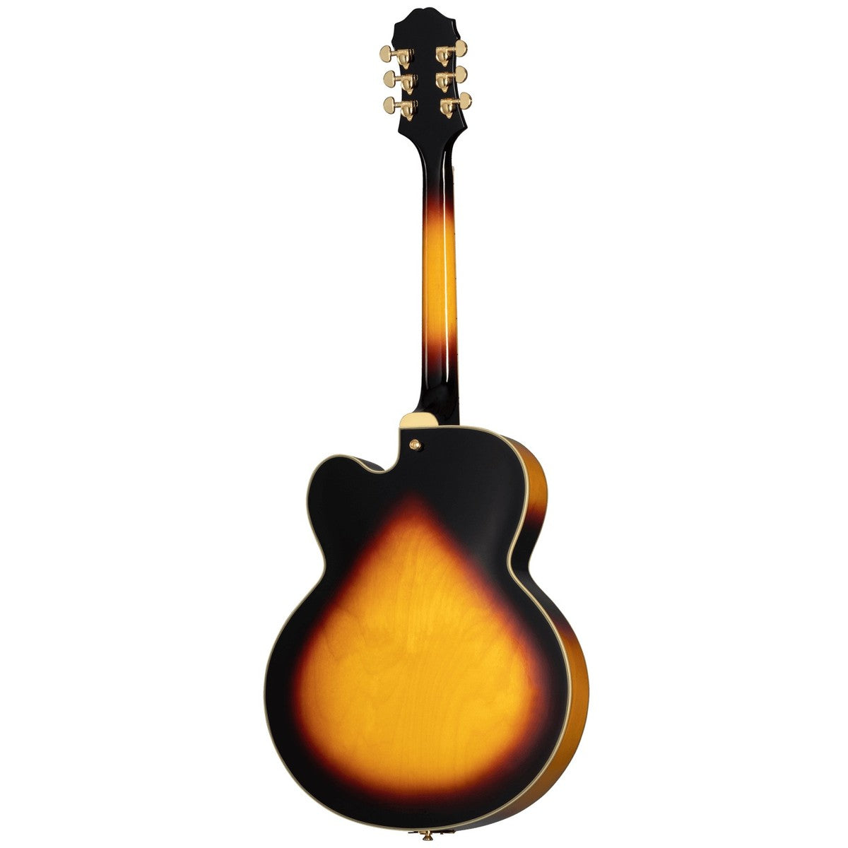Epiphone Guitarra Electrica Epiphone Broadway Incl. Gig Bag Vintage Sunburst detalle tapa | Armonía Musical México