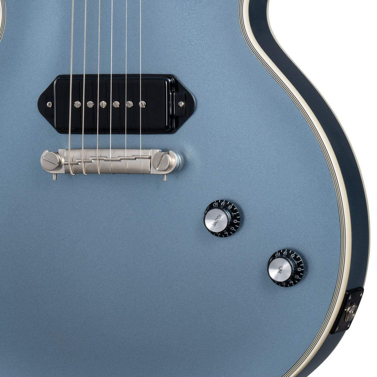 Epiphone Guitarra Electrica Epiphone Jared James Nichols "Blues Power" Les Paul Custom Blue trasera | Armonía Musical México