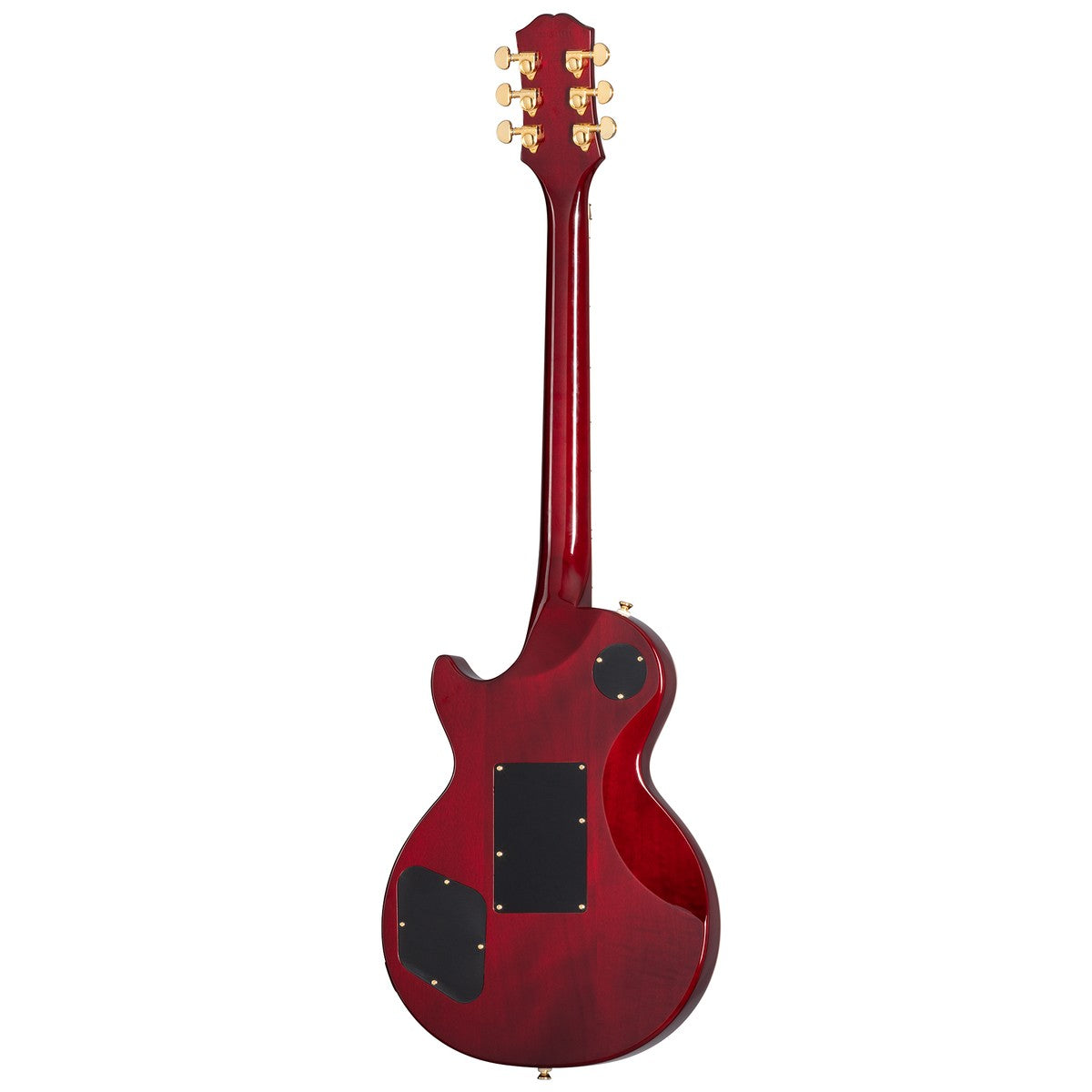 Epiphone Epiphone Guitarra Eléctrica Epiphone Les Paul Custom Axcess Quilt Ruby Incluye Estuche detalle clavijero | Armonía M