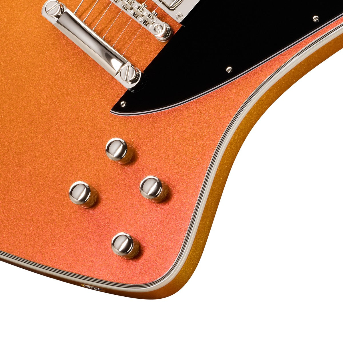 Epiphone Guitarra Electrica Epiphone Inspired by Gibson Futura Firebird Custom en acabado Firestorm Shift trasera | Armonía M