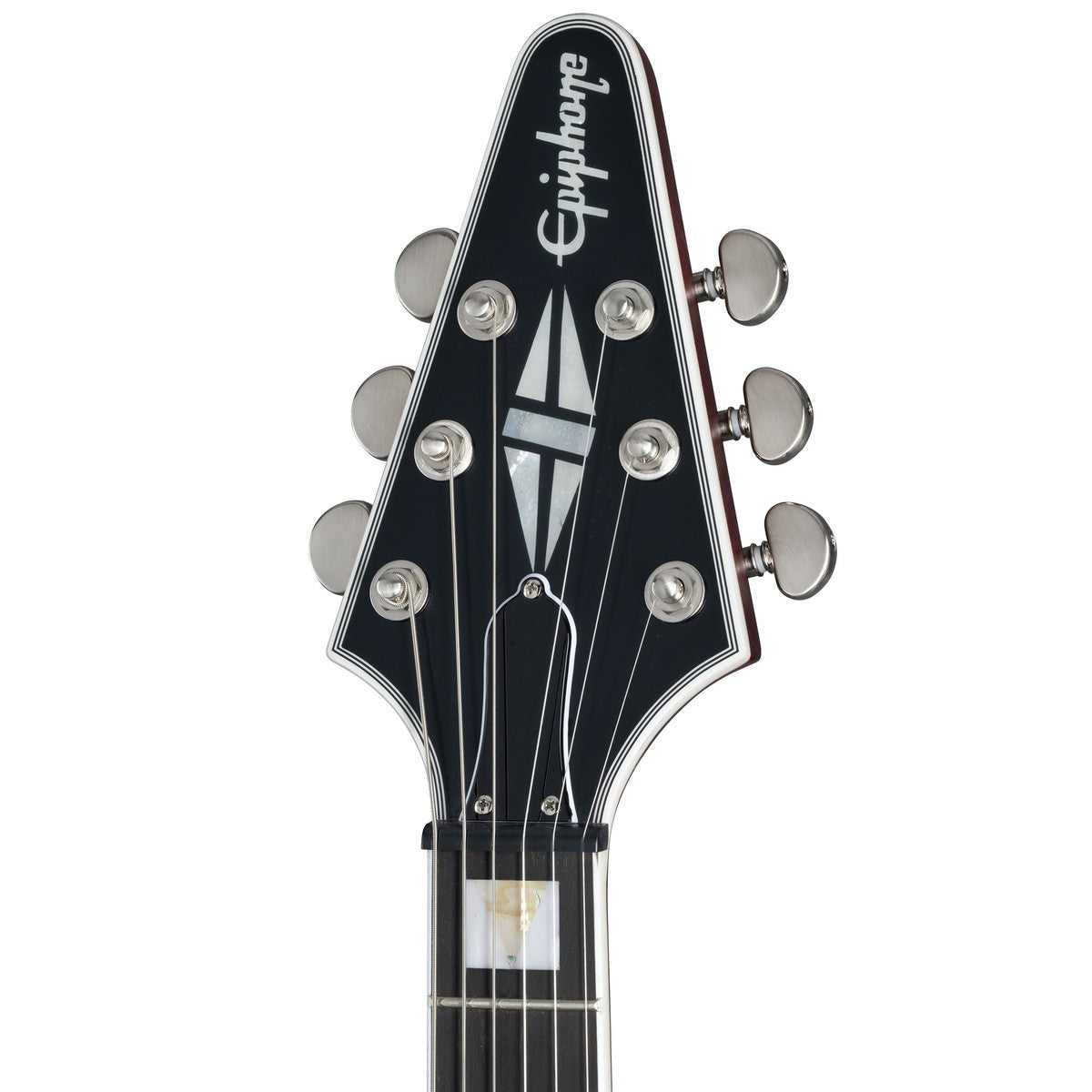 Epiphone Epiphone Guitarra Eléctrica Epiphone Flying V prophecy Roja Flameada vista trasera | Armonía Musical México