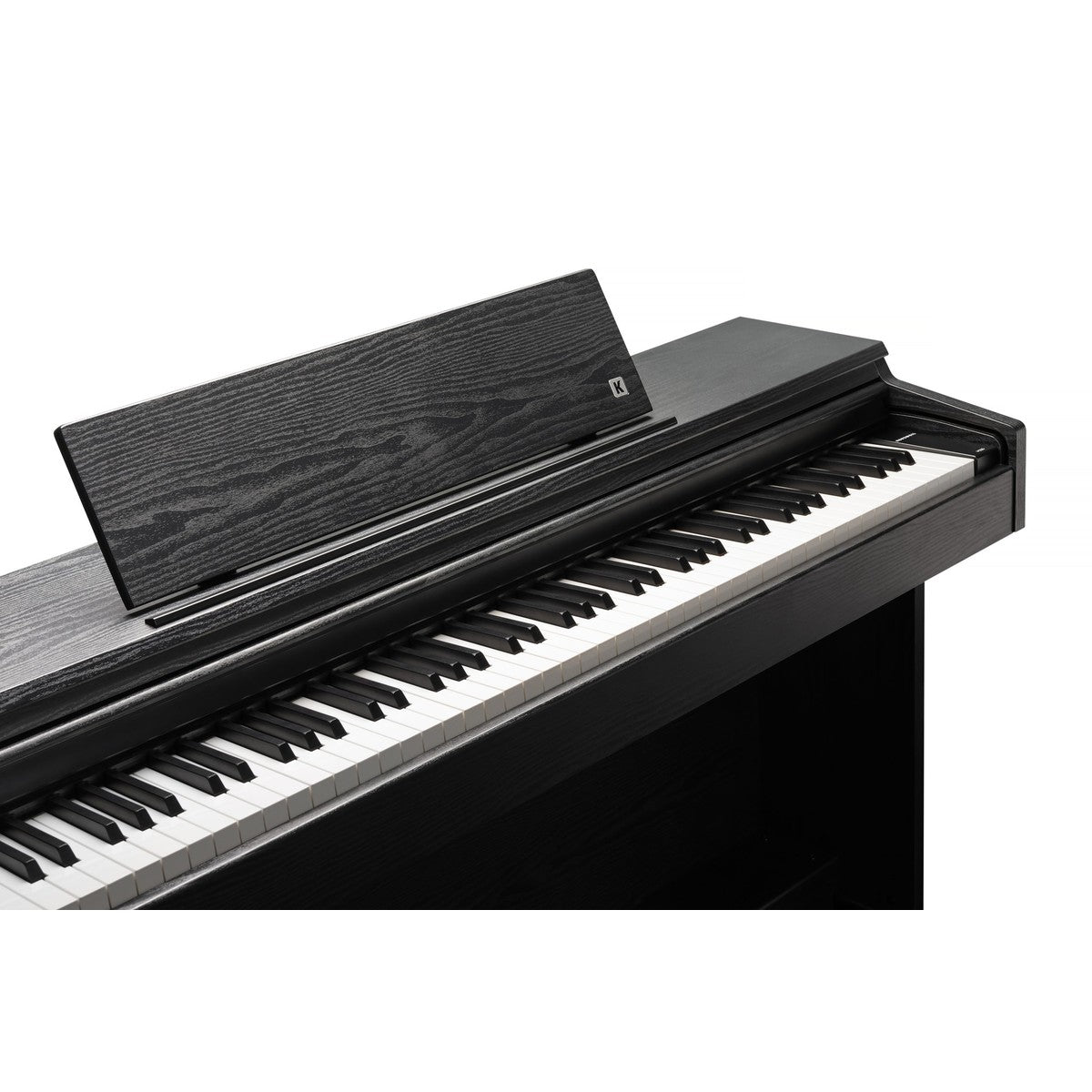 Kurzweil Piano Vertical Digital Kurzweil M215 BK Negro vista trasera | Armonía Musical México