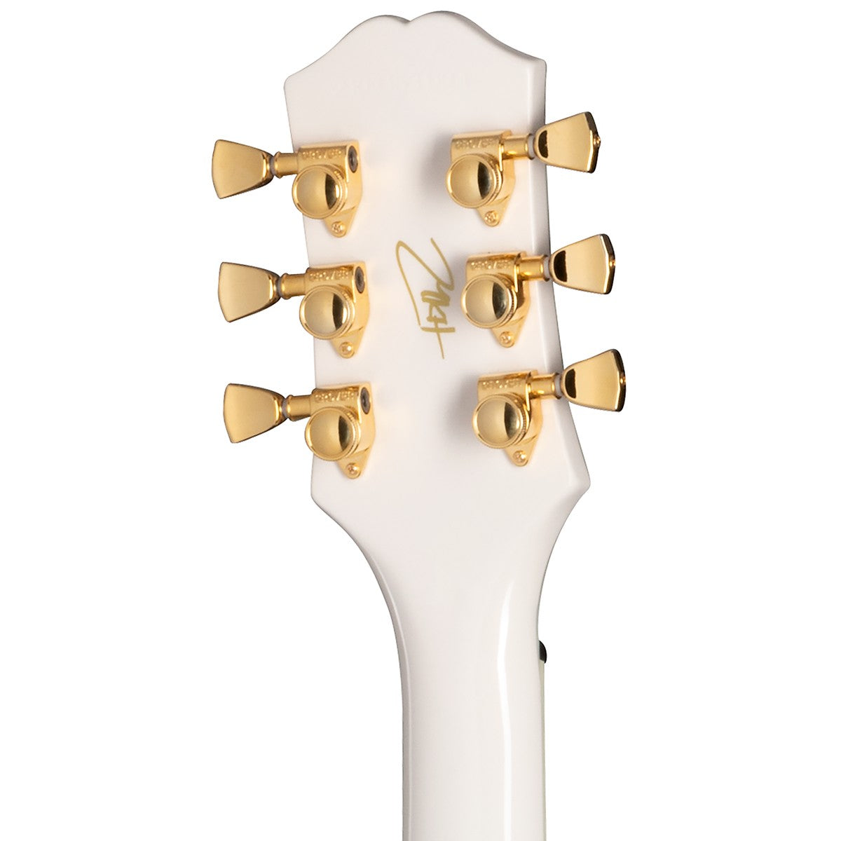 Epiphone Epiphone Guitarra Eléctrica Epiphone Matt Heafy Les Paul Custom Origins White y Case vista trasera | Armonía Musical