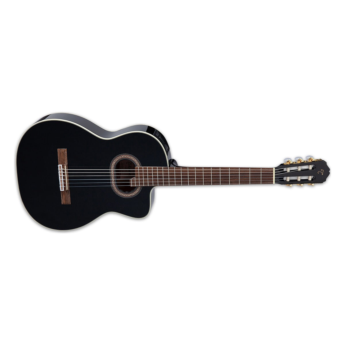Takamine Guitars Guitarra Electroclásica Takamine GC6CE BLK vista 5 | Armonía Musical México