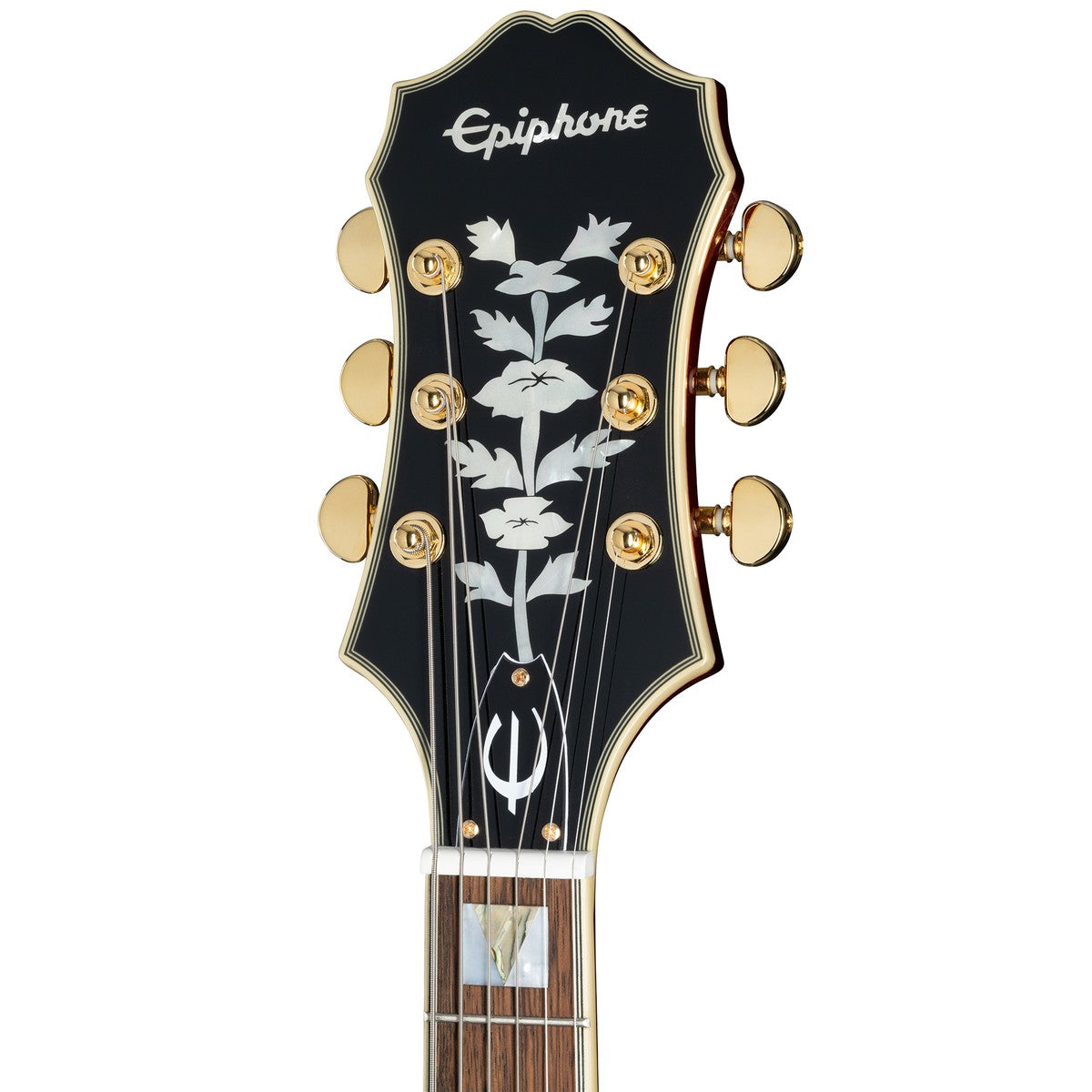 Epiphone Epiphone Guitarra Eléctrica Epiphone Broadway detalle puente | Armonía Musical México