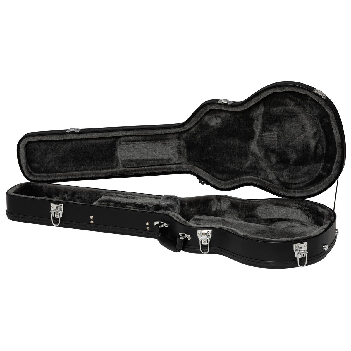 Epiphone Epiphone Guitarra Eléctrica Epiphone Matt Heafy Les Paul Custom Origins White y Case detalle puente | Armonía Musica