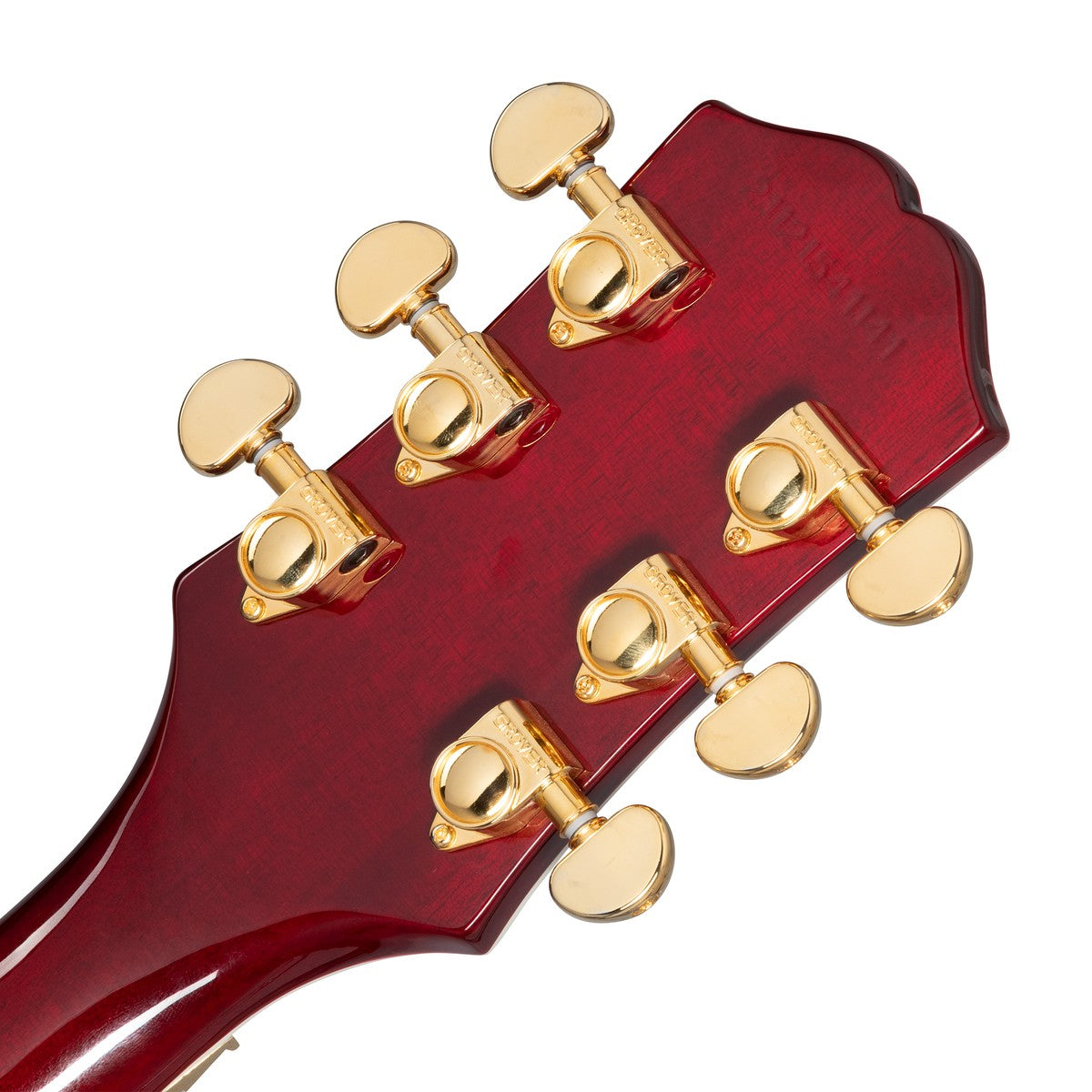 Epiphone Epiphone Guitarra Eléctrica Epiphone Les Paul Custom Axcess Quilt Ruby Incluye Estuche detalle puente | Armonía Musi